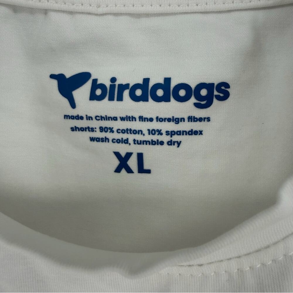 NEW Birddogs White Short Sleeve Big Cannons American Flag USA Shirt Size XL - Picture 5 of 6